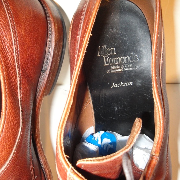 ALLEN EDMONDS BROWN OXFORD, MENS SHOE SIZE 10.5 - Picture 6 of 8